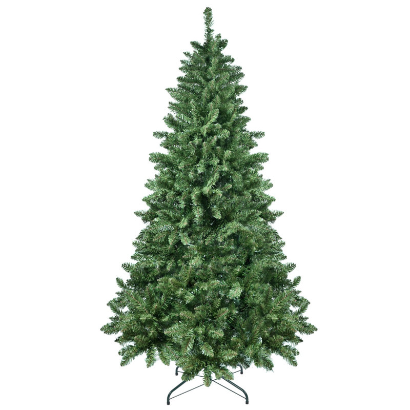 Arbre de Noël, 751 pointes en PVC, structure à charnières et support en métal - arbre des Fêtes contrôlé par application intelligente