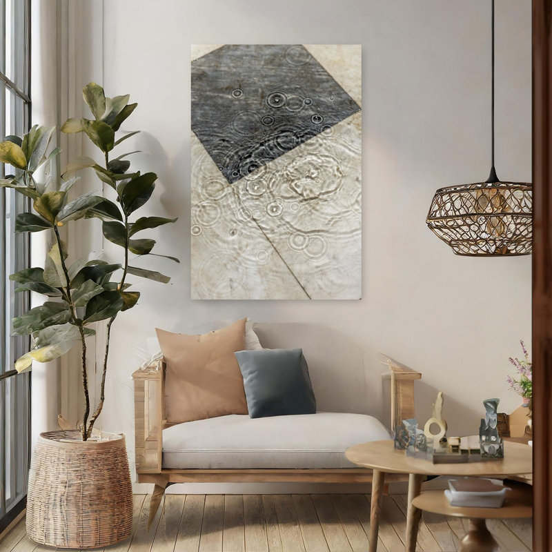 Art contemporain, art contemporain abstrait, H 48 po x l 32 po