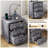 3 Drawer Bedside Table With Reading Light-829931889