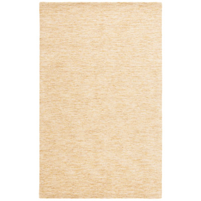 Himalaya Handloomed Wool Cotton Rug in Gold
