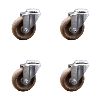 High Temp Glass Filled Nylon Wheel Swivel Bolt Hole Set SCC
