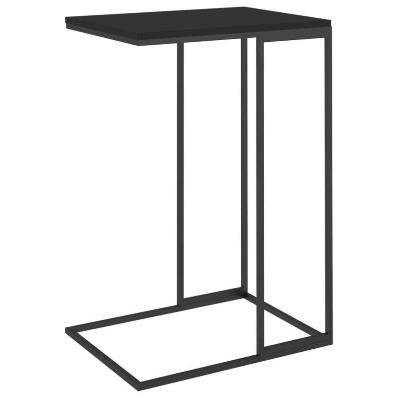 Guilda Frame End Table, Black, Black