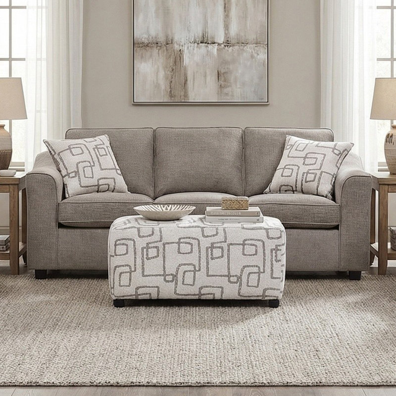 Canapé rembourré 82 po - Tundra taupe, Toundra taupe