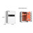 Minimalist White Fingerprint and Password Safe Cabinet