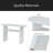 Elegant Minimalist Console Table With Rounded Edges And Sturdy Shelf Design For Entryway, Living Room-1621576854