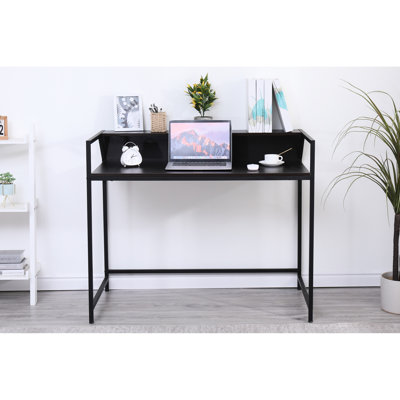 Console noire pour le couloir - chambre à coucher, vestibule, bureau, bureau étroit et moderne - pour petits espaces dans le vestibule, la chambre à coucher