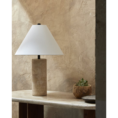 Gusman Travertine Table Lamp