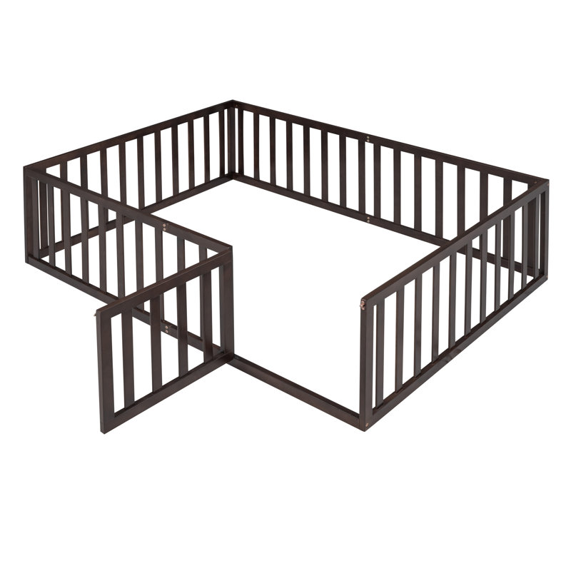 Ameshia Solid Wood Daybed, Walnut, Twin