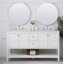 Ensemble de meuble-lavabo double 60 po Krish-737067508