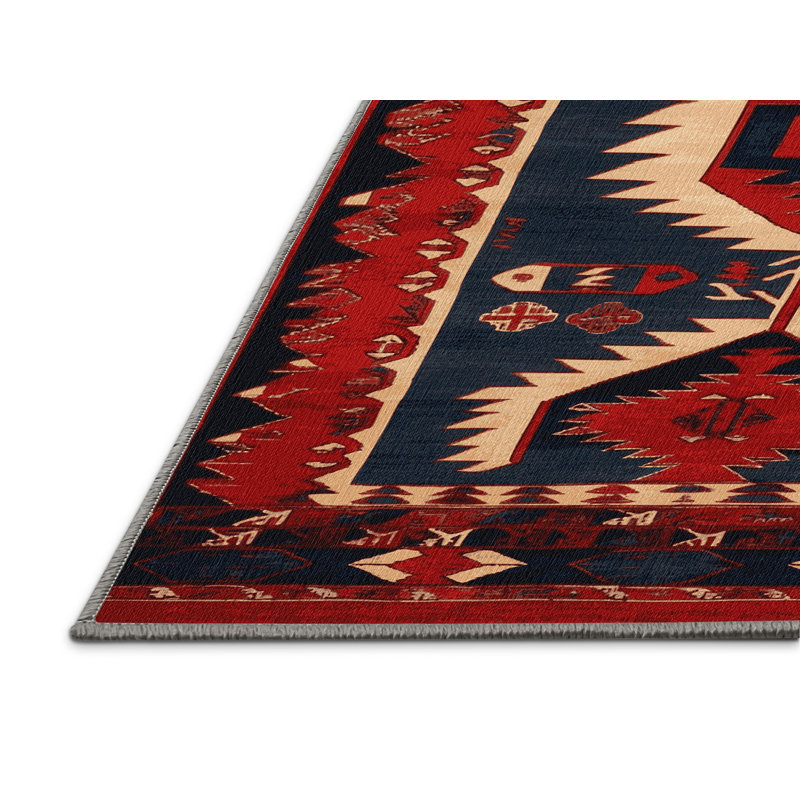 Tapis mauve lavable à la machine, Rectangle 6 pi x 9 pi