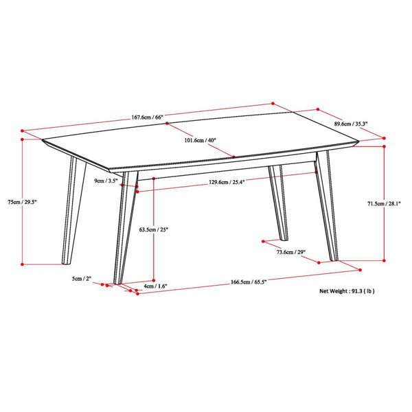 Dimensions du produit