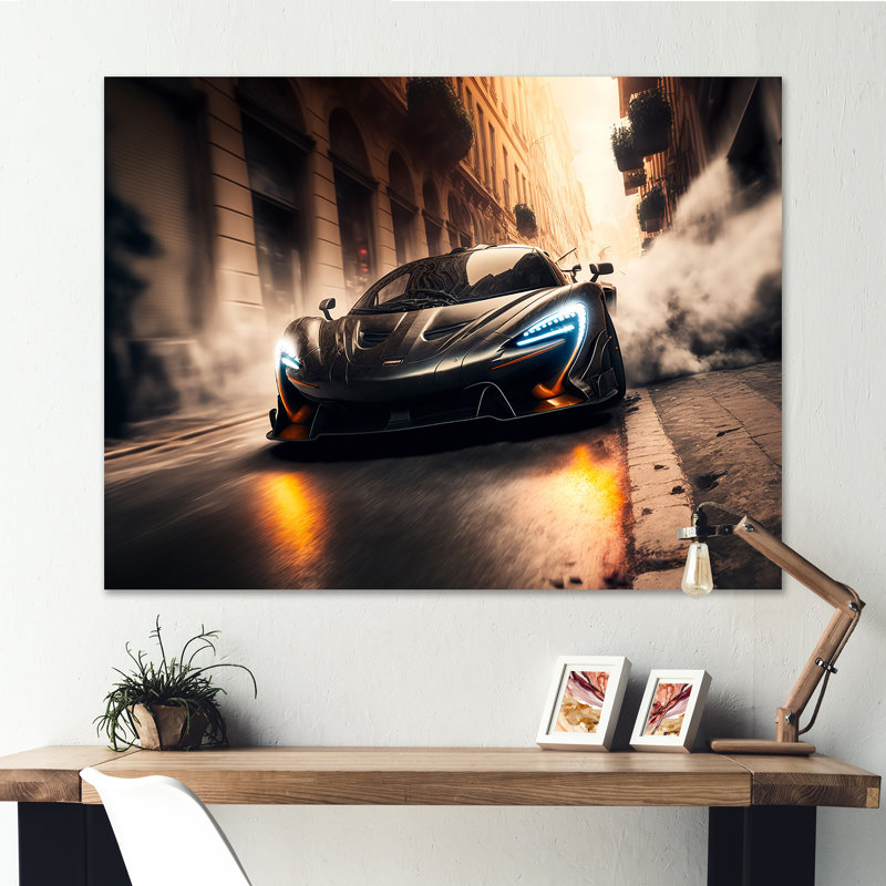 Décoration murale McClaren, H 34 po x l 44 po