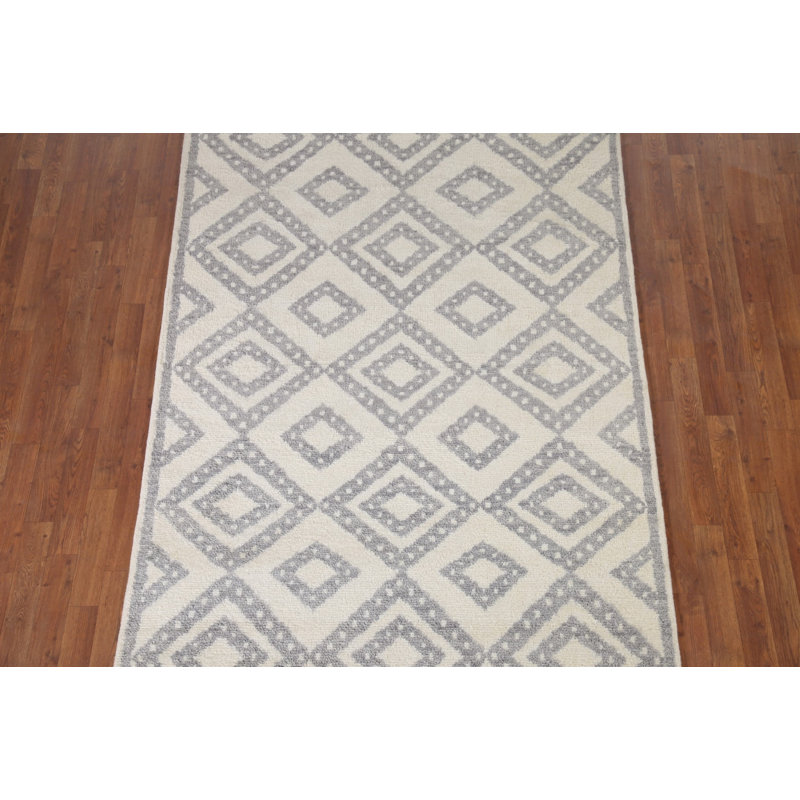 Geometric Moroccan Area Rug 5x8
