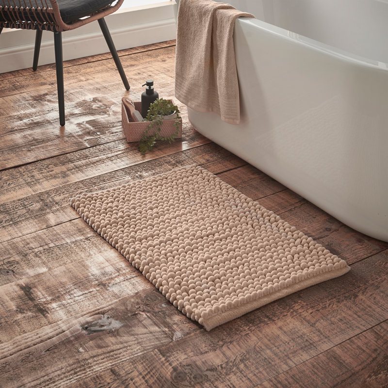 Aspen Bobble Bath Mat, Beige