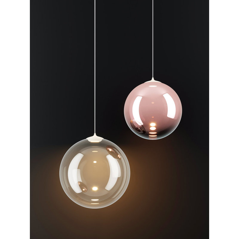 Lodes Solo 10 Suspension Lamp Low-V, Rose Gold