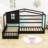  Twin Wood House Bed with Fence and Slatted Frame-1577662659