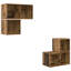 TV Cabinet Set 4 Pcs 37 X 37 X 72 Cm Engineered Wood-448131586