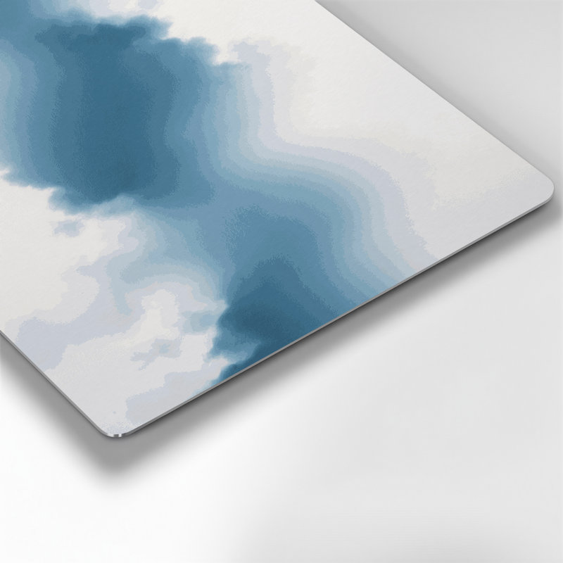 Minimalisme 92, art mural gris en métal, H 12 po x l 18 po