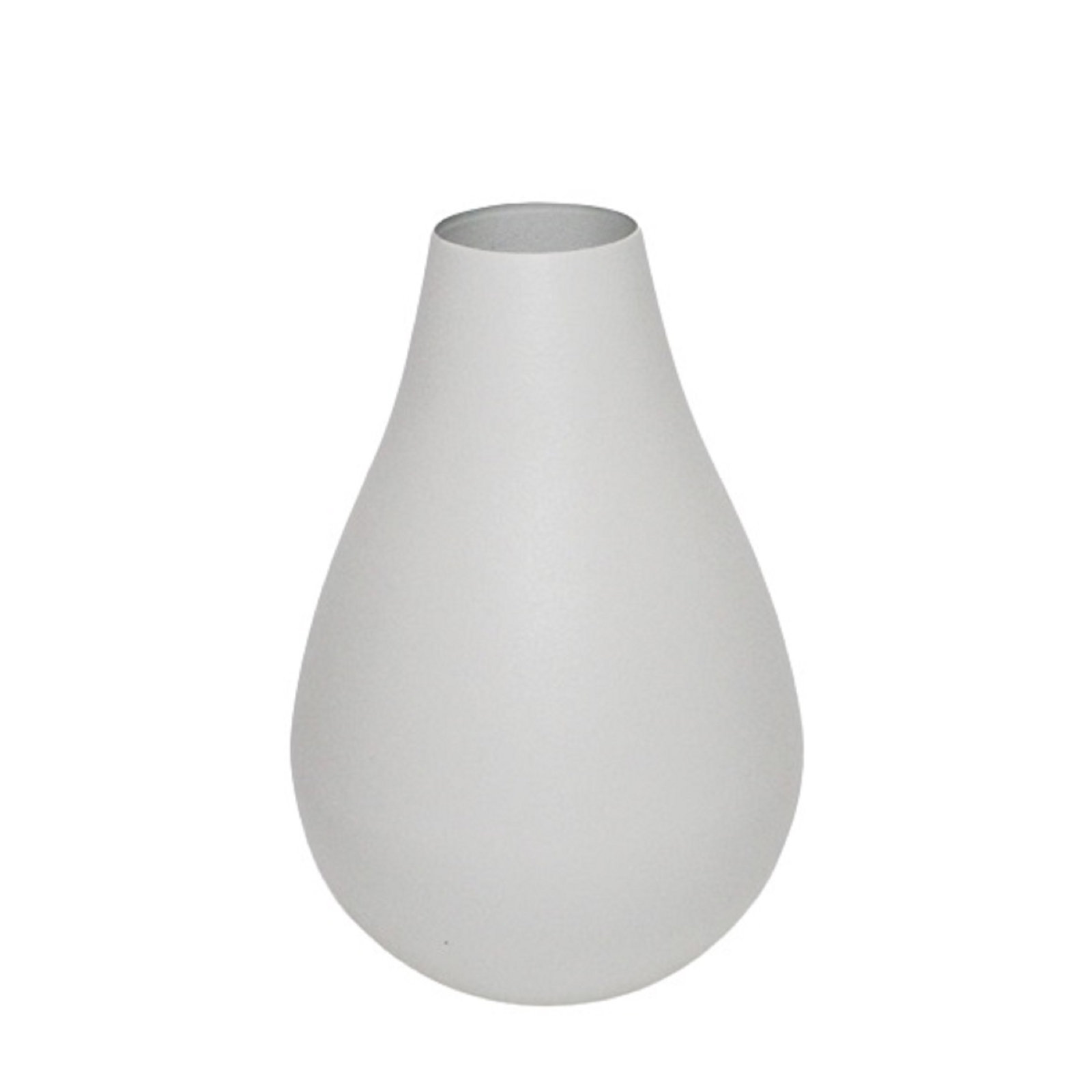 Jenny Aluminum Table Vase, White