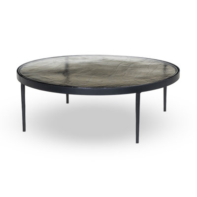 Yoko Grand Coffee Table-Moss Cast Glass