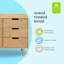 Commode double à 6 tiroirs Marley-969330616