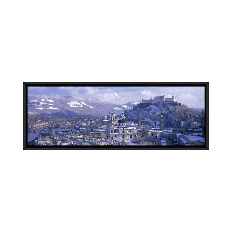 Reproduction de photo sur toile, H 12 po x l 36 po x P 1,5 po, Toile encadrée noire