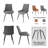 Josman Faux Leather Upholstered Dining Chair with Steel Legs-215142793-245016043