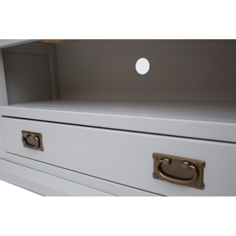 Escobar TV Stand for TVs up to 48", Grey/Brown