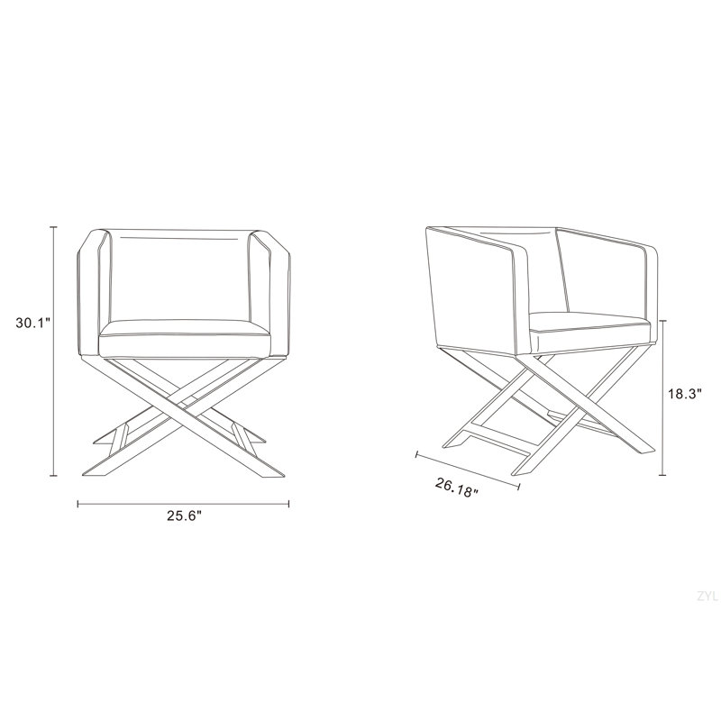 Fauteuil Hollywood, Orange