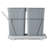 Double 27QTx2 Pullout Waste Container Under Cabinet Kitchen Bin Trash Can-117497783