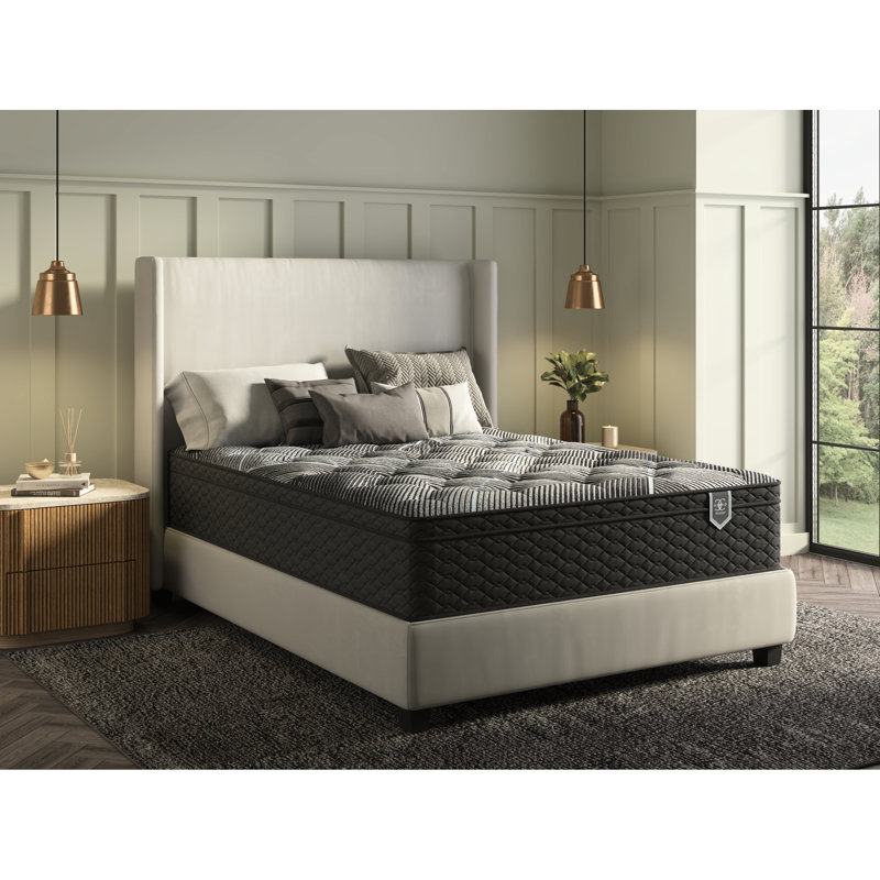 Très grand matelas ferme de 12,5 pouces, combinant des ressorts à double refroidissement, HD et 800 pour l'isolation des mouvements avec de la mousse, des ressorts, une technologie centrale merveilleuse et un meilleur soutien de la colonne vertébrale