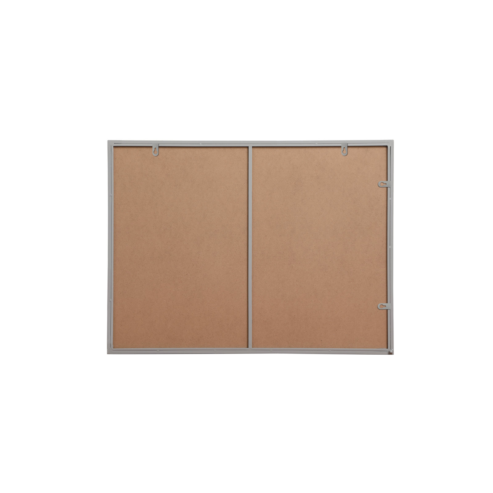 Sabine Metal Rectangle Wall Mirror, 32" x 24", Gray