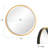 Quillin Solid Wood Round Mirror