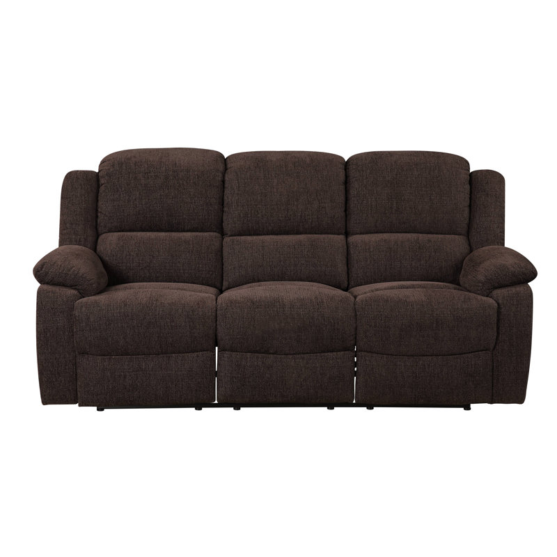 Madden Brown Chenille Motion Sofa