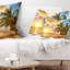 Coussin lombaire seascape superbe beach of island