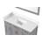 48" Single Sink Bathroom Vanity-Gray,With Mirror