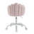 Swivel Kids Desk Chair Upholstered Study Chair For Teenagers, Cute Adjustable Reading Chair With White Legs For Reading Room Bedroom School(Set of 2)-107283156