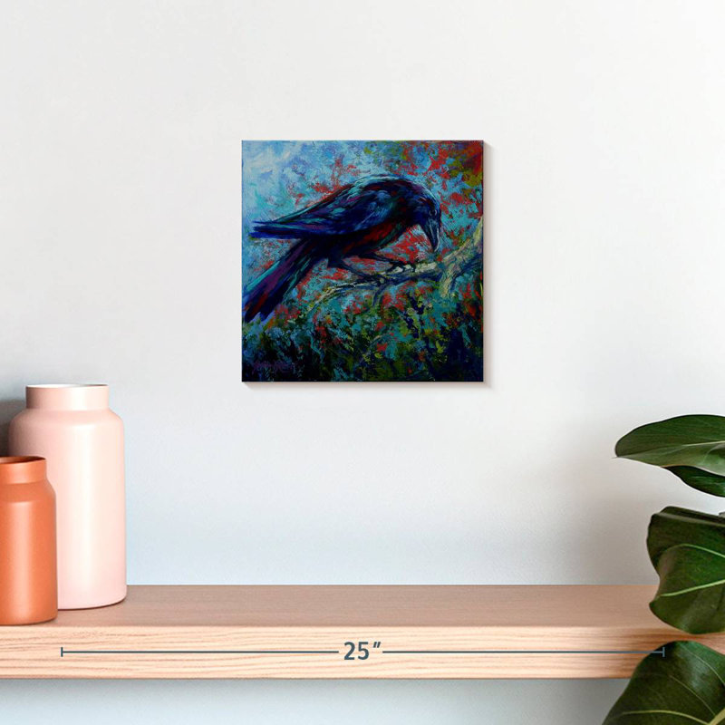 Crowle Raven, 10" H x 10" W