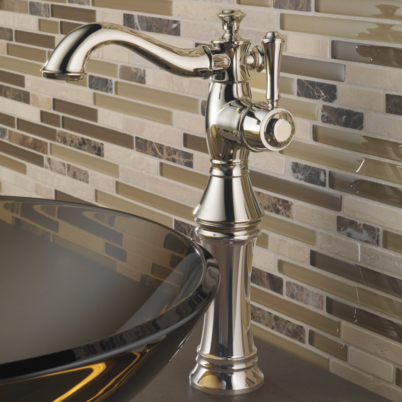 Cassidy Single Hole Bathroom Faucet, Brilliance Polished Nickel
