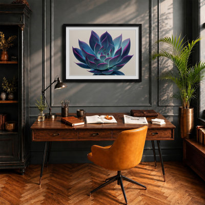 Watercolour Succulent Plant Vol.3 - Framed Print