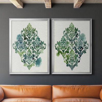 " Algae And Azule Motif I " 2 - Pieces