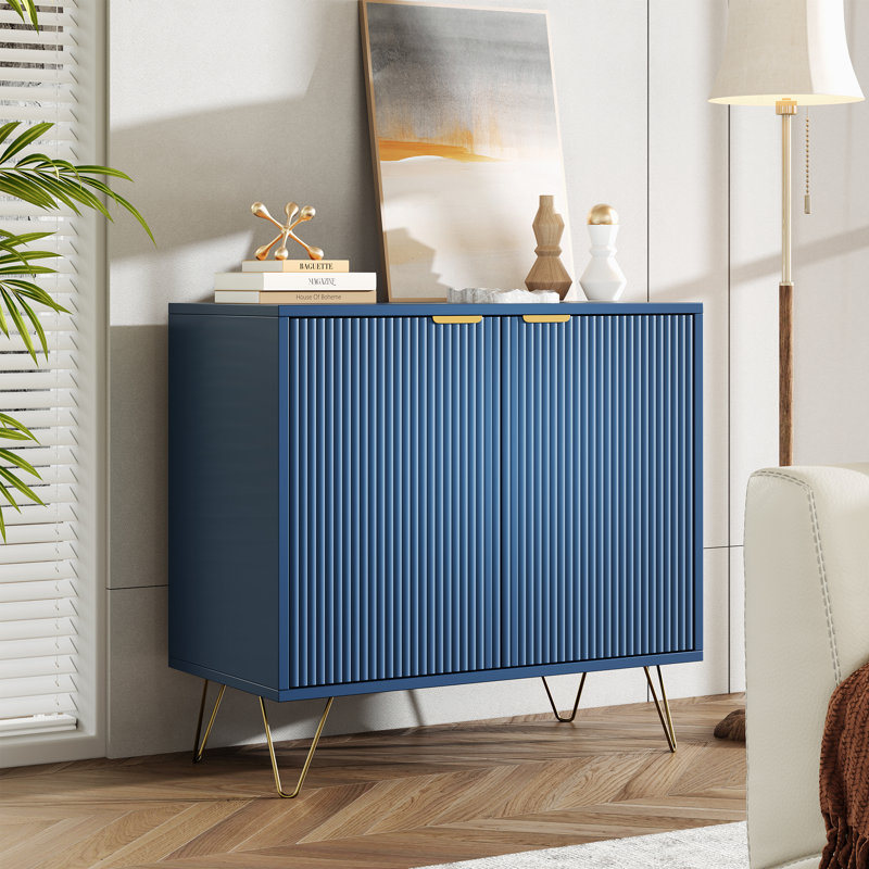 Metal Rectangle Accent Cabinet