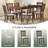 Deral Farmhouse Upholstered Dining Chairs, Dark Brown-129849087