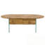 Table basse ovale à double tiroir