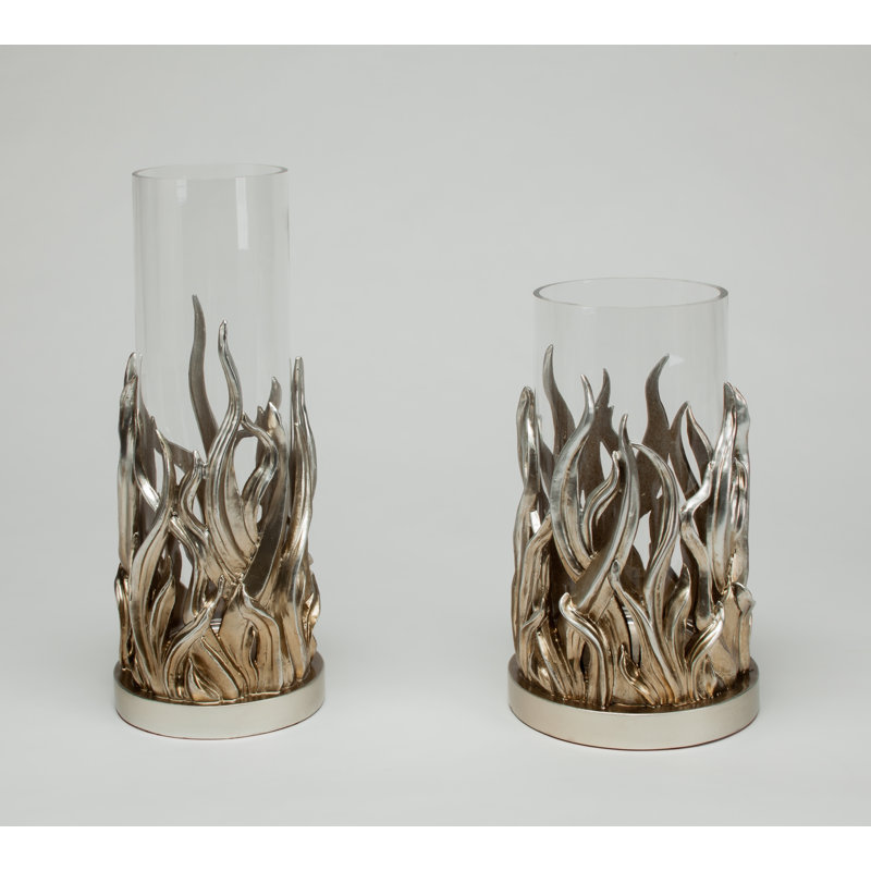 Table Vase, 17" H x 6.5" W x 6.5" D