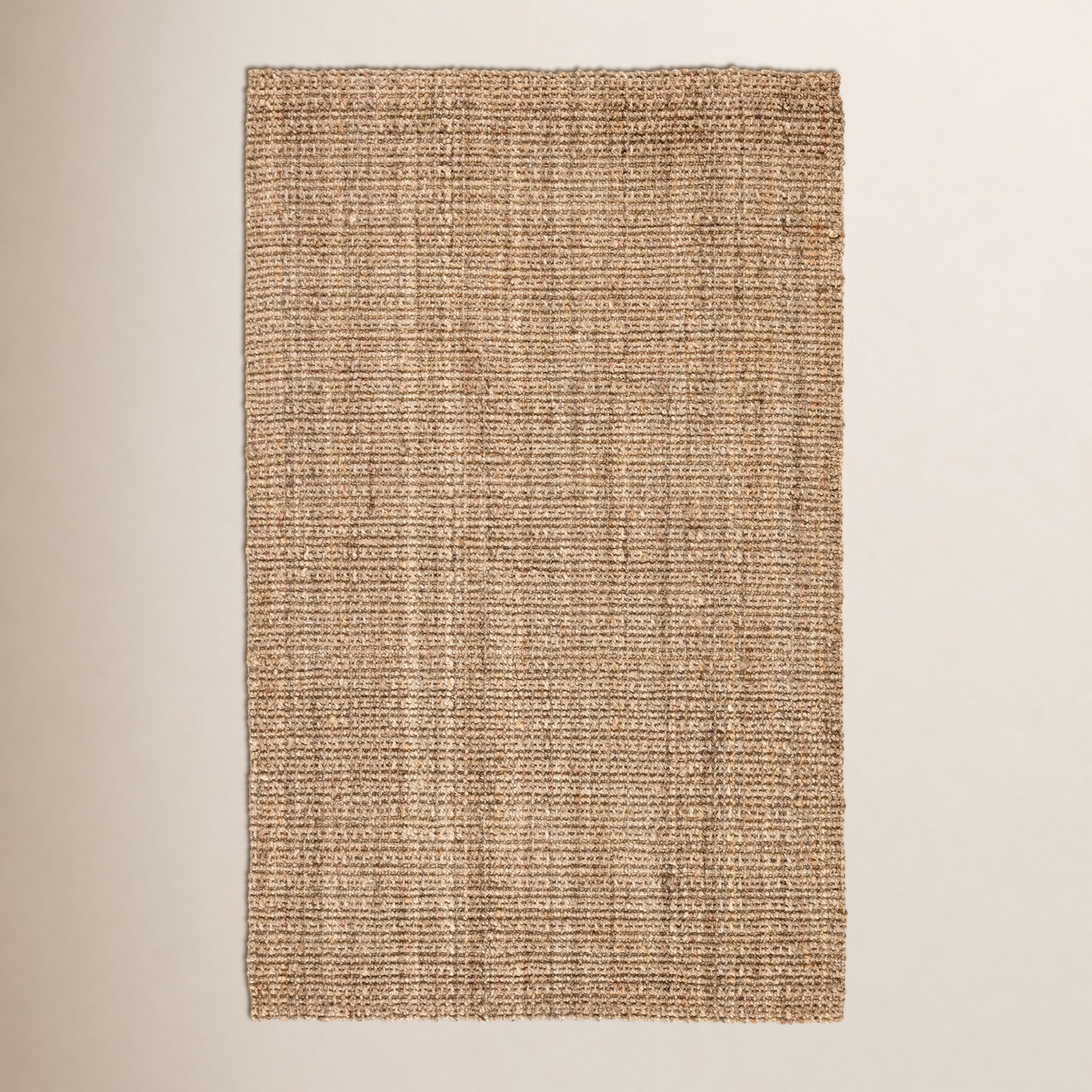 Vesper Taupe Hand-Woven Jute Rug, Rectangle 10' x 14'