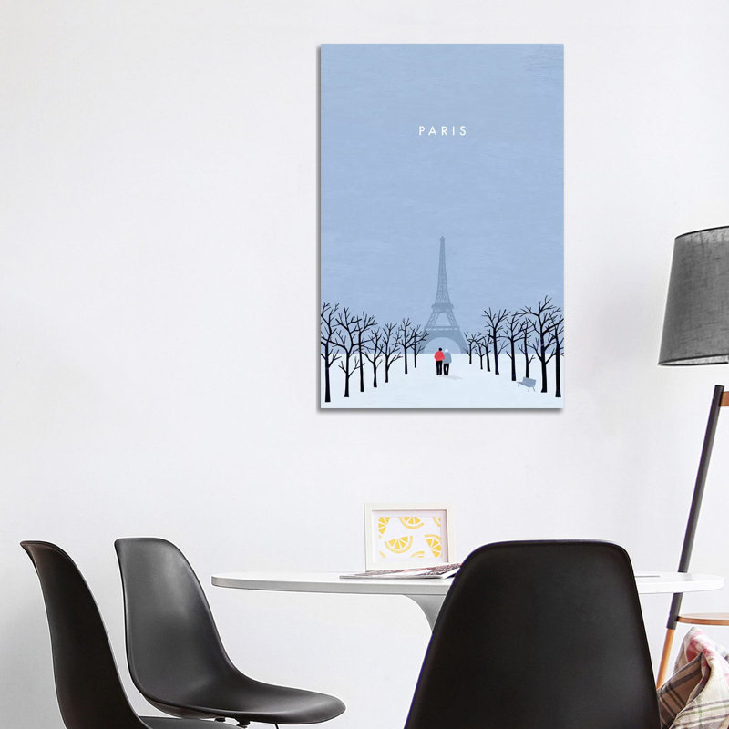 Paris 1 Piece Wrapped Canvas Wall Art, 101.6 cm H x 66.04 cm W x 1.91 cm D