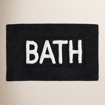 Cotton Blend Bath Rug