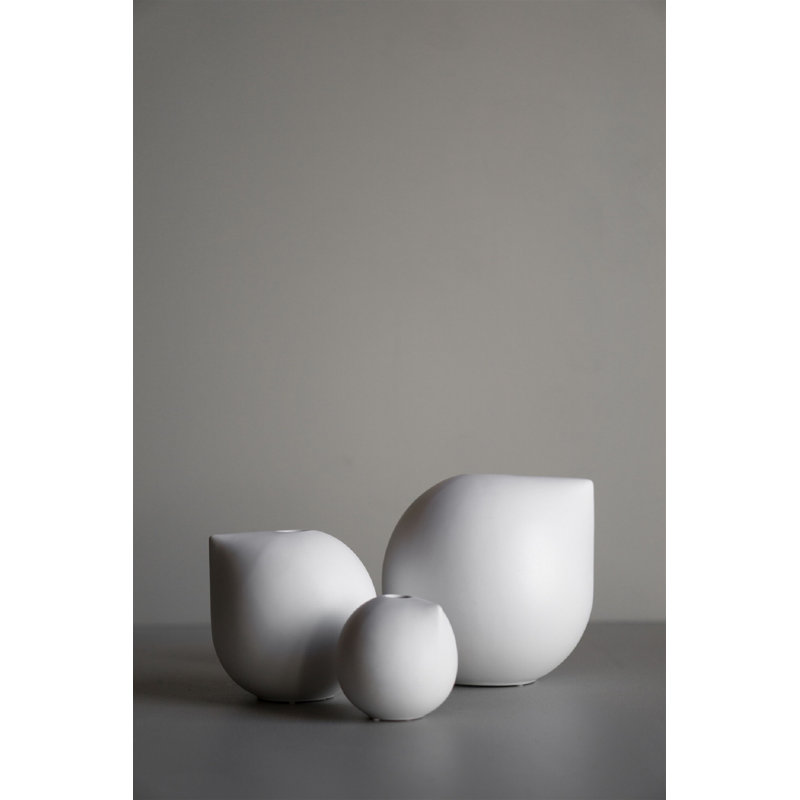 Vase de table Albis, H 3,94 po x l 3,94 po x P 3,94 po