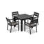 Pacifica Outdoor 5 - Piece Dining Set with Cushions-605776014-607368733